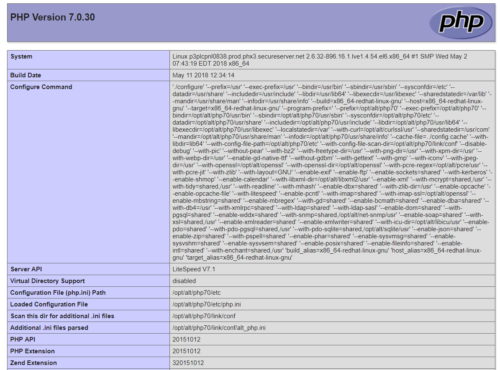 How to create a phpinfo file to read all php settings on your server