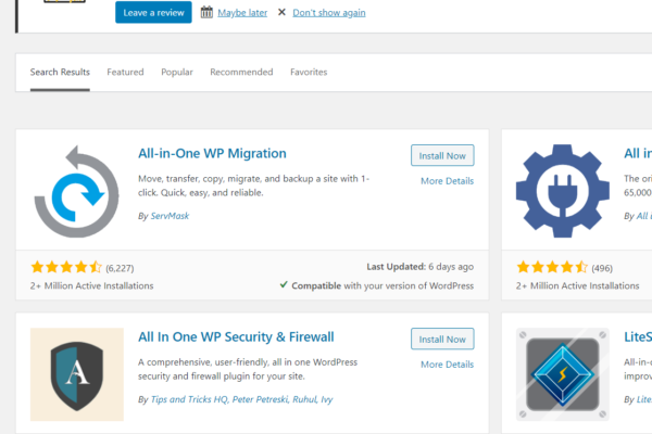 How to Migrate a WordPress Site using All in One WP Migration