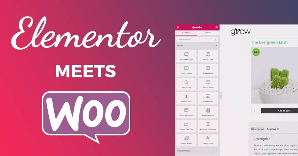 An interactive guide explaining how to build your store with Woocommerce using Elementor