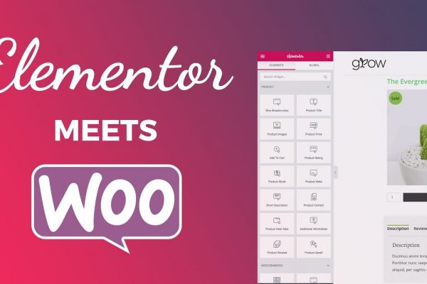 An interactive guide explaining how to build your store with Woocommerce using Elementor