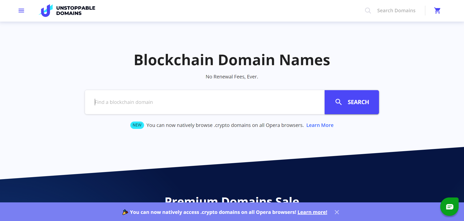 Unstoppable Domains is the place to buy and sell your blockchain domains. Make sure you are early!