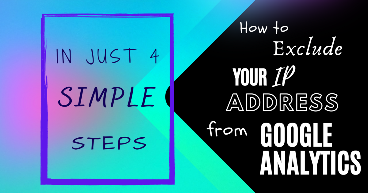 Bright colored background, amplifying the importance of collecting the right data. Learn how to exclude your Ip address from Google Analytics.